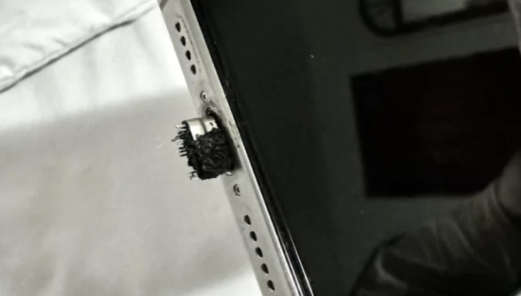 iPhone 15 Pro Max’ın şarj aleti eridi, kullanıcıyı yaraladı