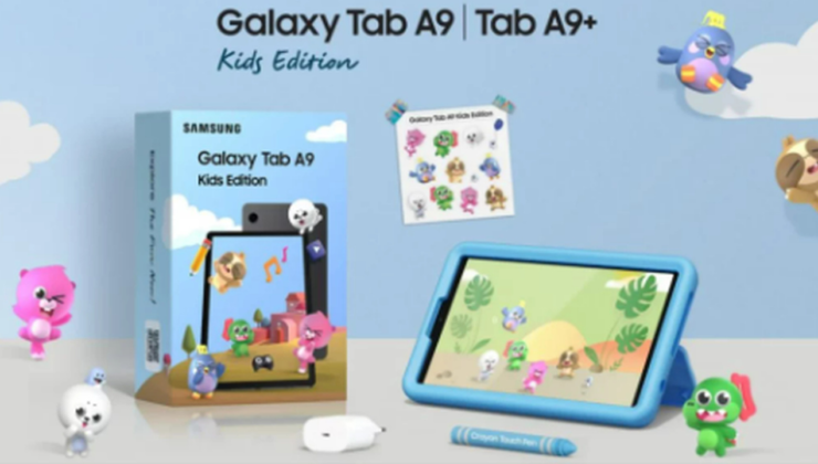 Samsung Galaxy Tab A9 çocuklar için özel olarak tasarlandı