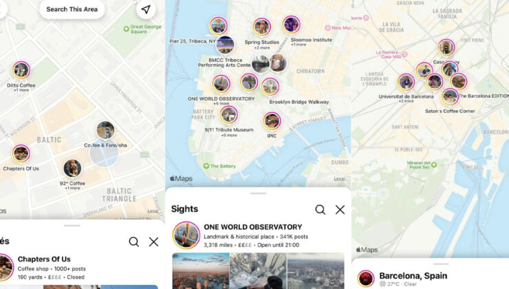Instagram’a haritalar özelliği geliyor