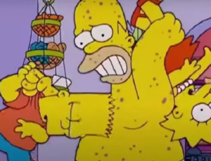 Yok artık, The Simpsons Maymun Çiçeği salgınını da bilmiş