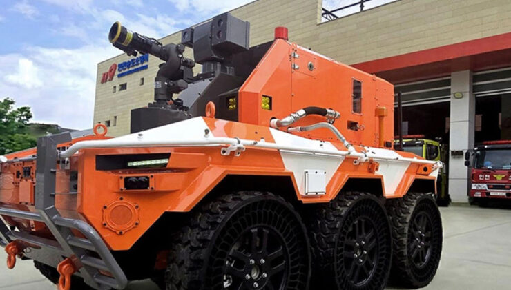 Hyundai, 800°C’ye dayanabilen insansız yangın söndürme robotunu tanıttı