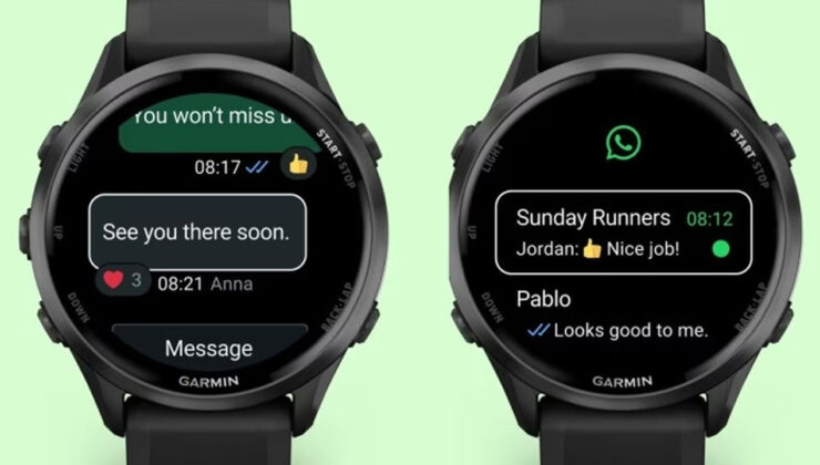 WhatsApp, Garmin akıllı saatlere resmi olarak geldi