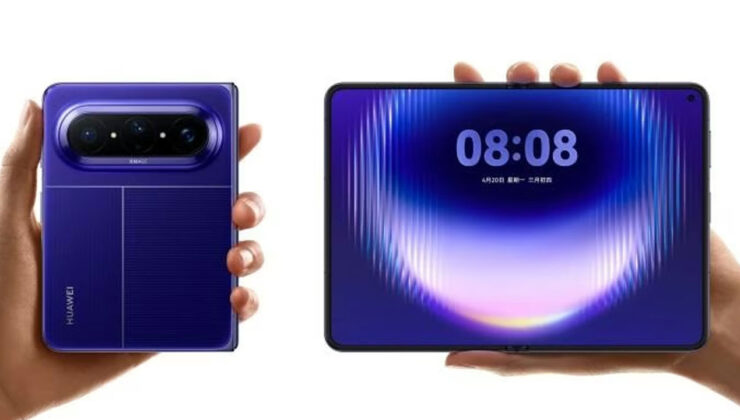 Geniş katlanır telefon Huawei Pura X Max tanıtıldı