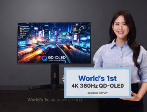 Samsung, dünyanın birinci 4K 360Hz QD-OLED panelini tanıttı