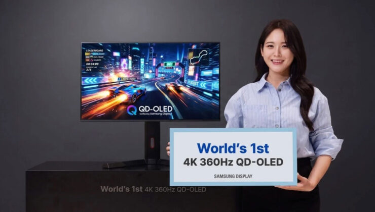 Samsung, dünyanın birinci 4K 360Hz QD-OLED panelini tanıttı